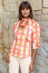 Natalya Top - Morning Plaid